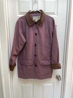 L.L. Bean Vintage Women’s Barn Jacket  Sz L Dusty Plum/Purple NEW